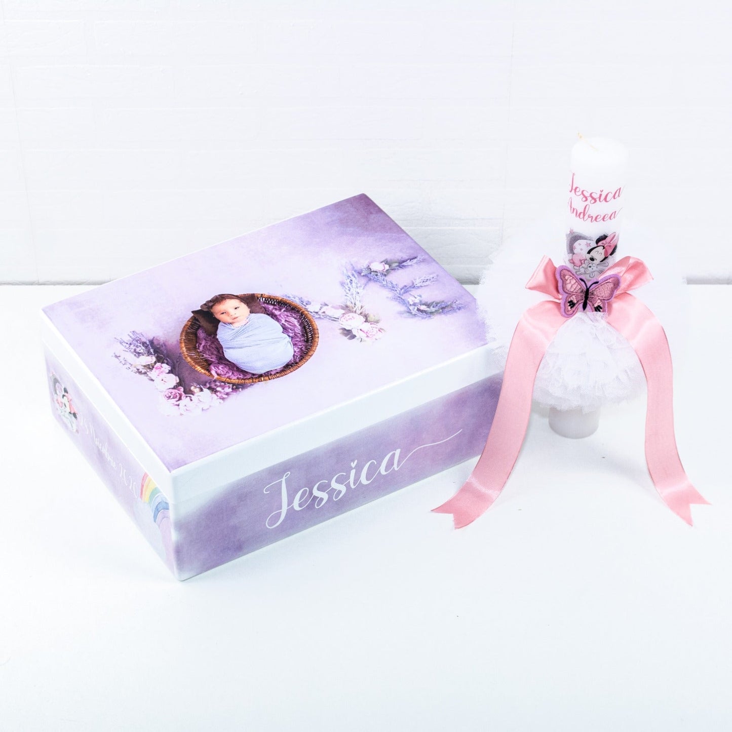 Set trusou botez Baby Minnie 3 RoHandWork