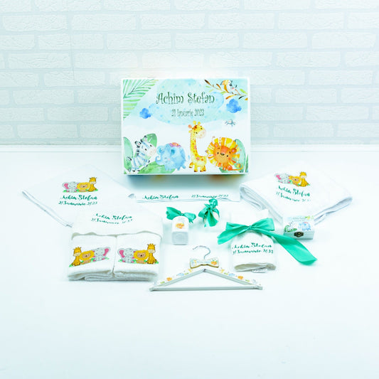 Set trusou botez Animale din jungla RoHandWork