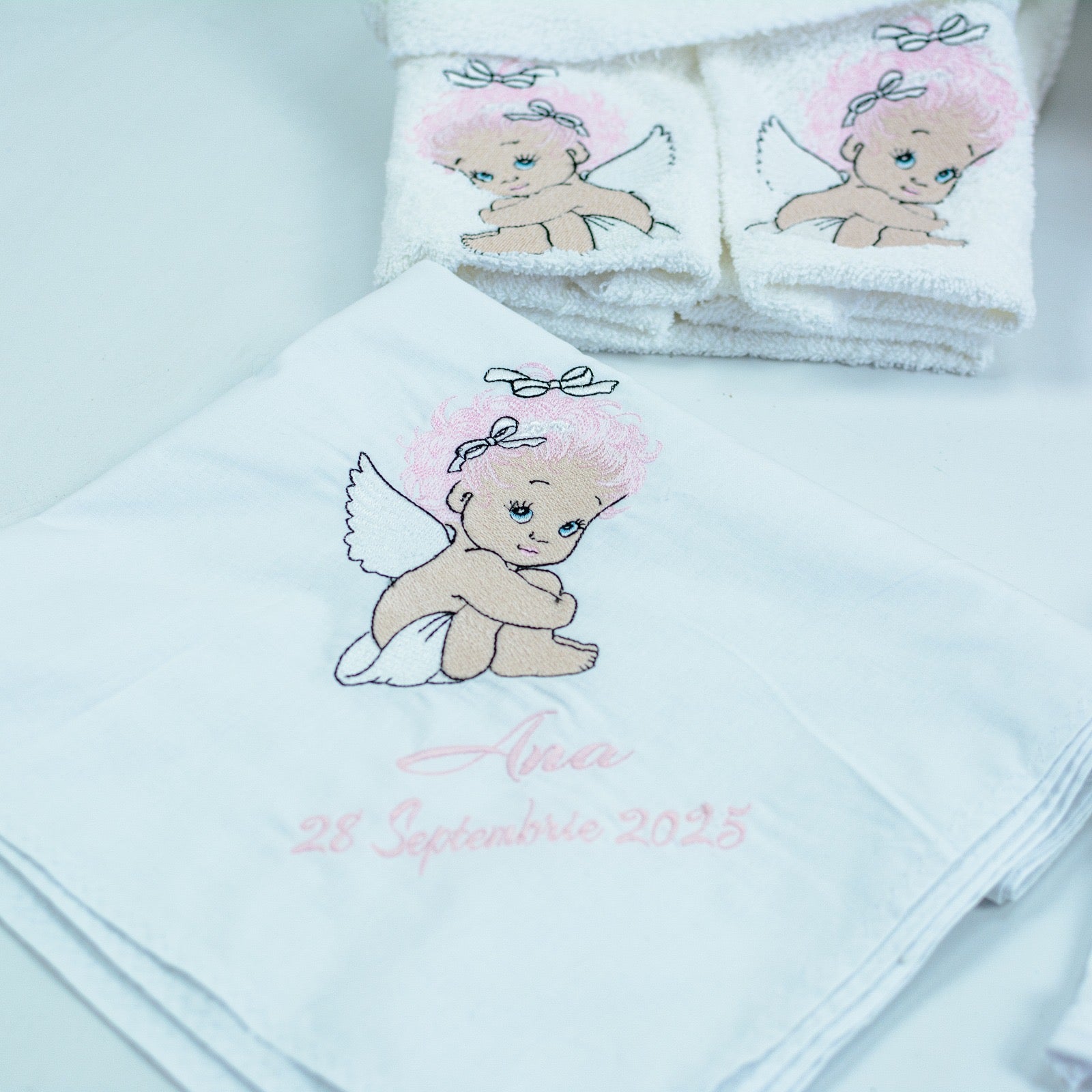 Set trusou botez Angel RoHandWork