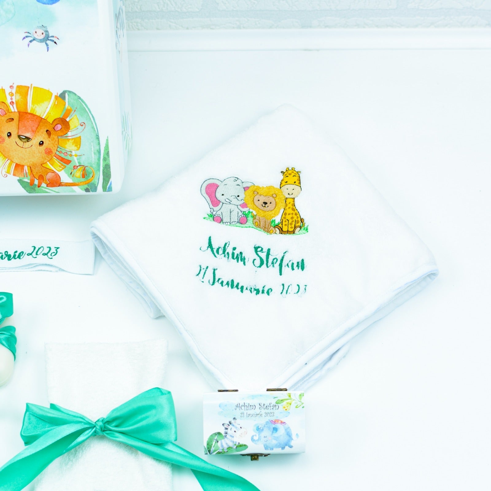 Set trusou botez Animale din jungla RoHandWork