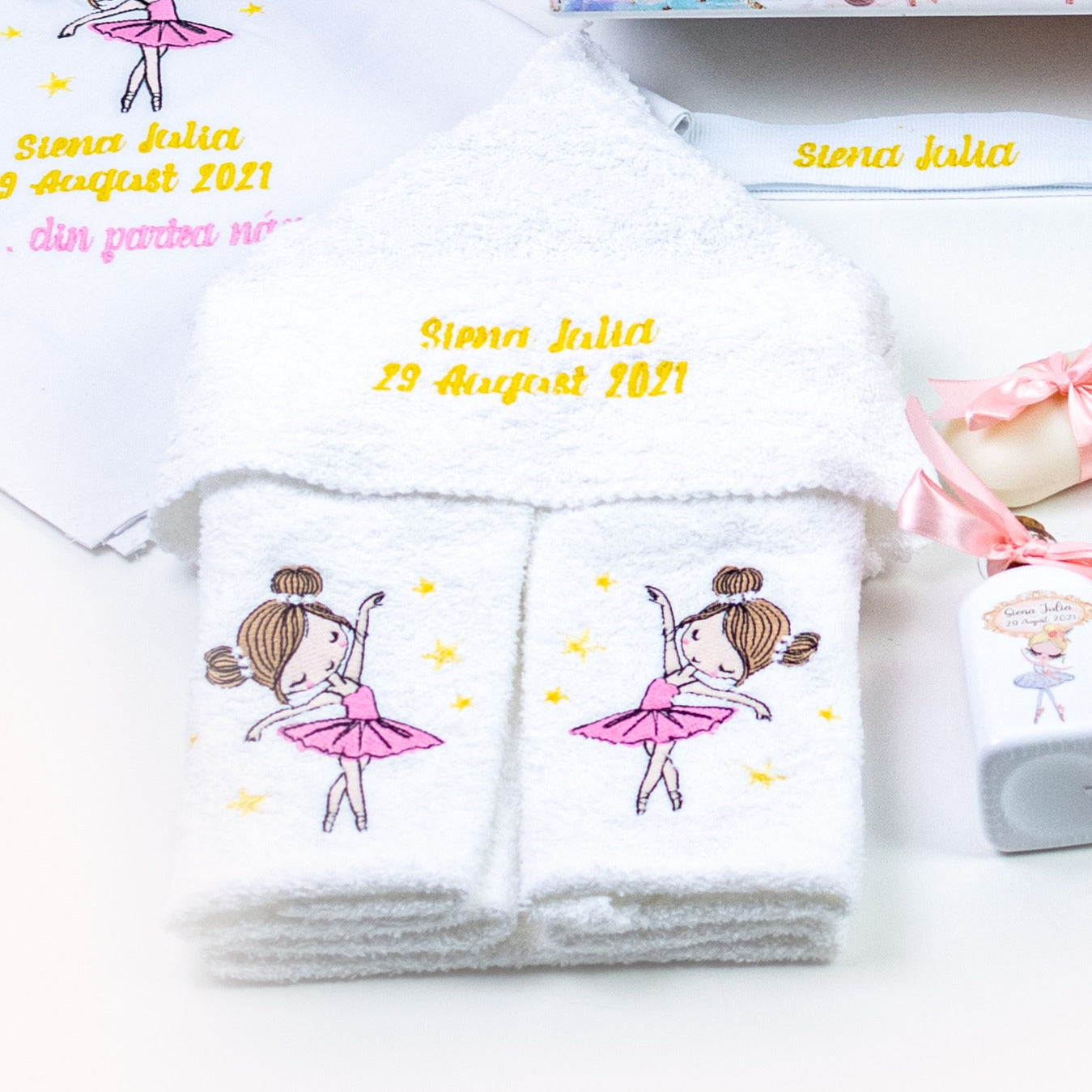 Set trusou botez Balerina Delicata RoHandWork