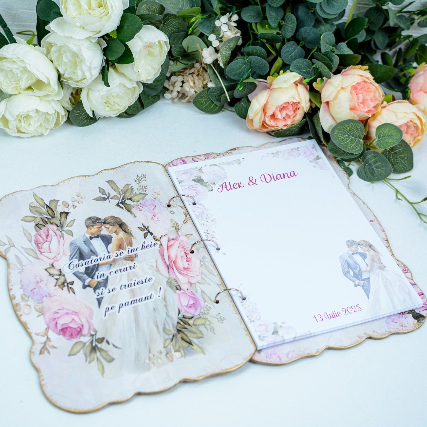 Guestbook Personalizat de Nunta Miri RoHandWork