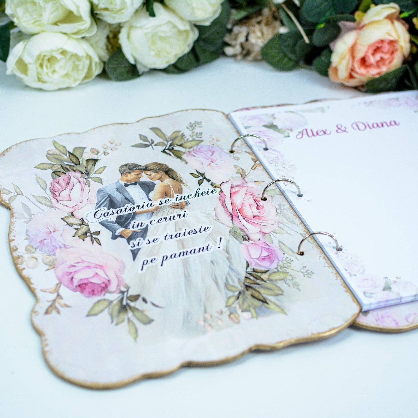 Guestbook Personalizat de Nunta Miri RoHandWork
