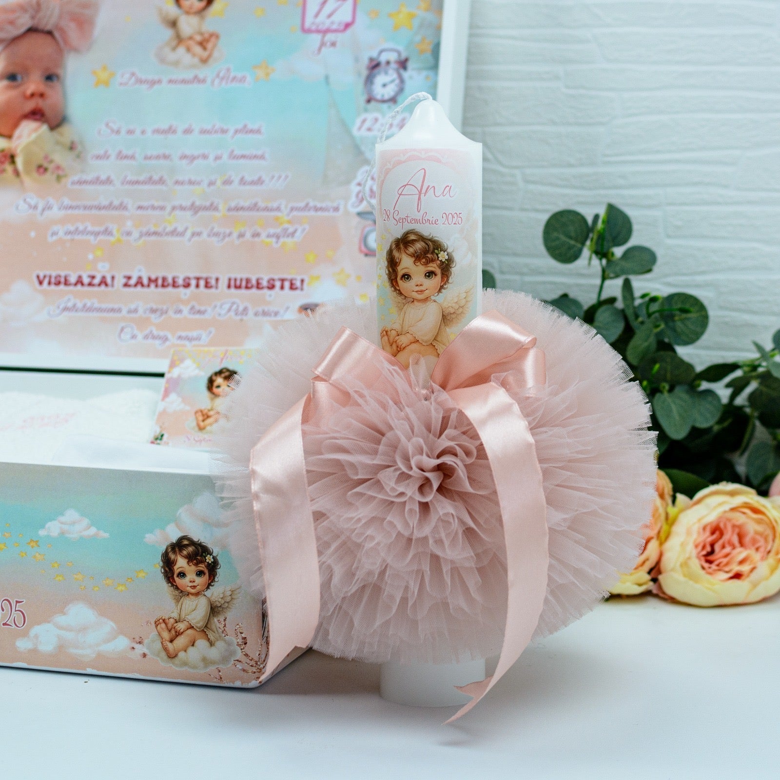 Set trusou botez Angel RoHandWork