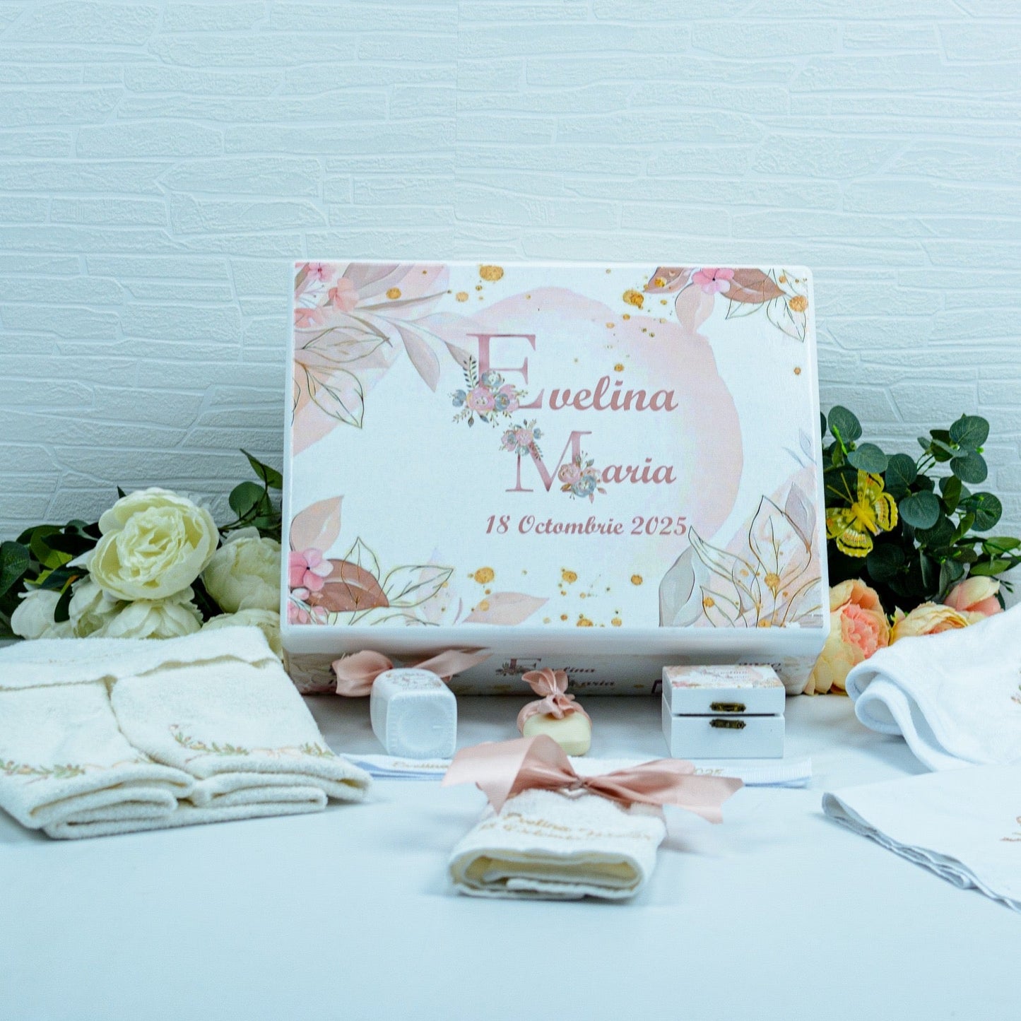 Set trusou botez Delicat Fetiță RoHandWork