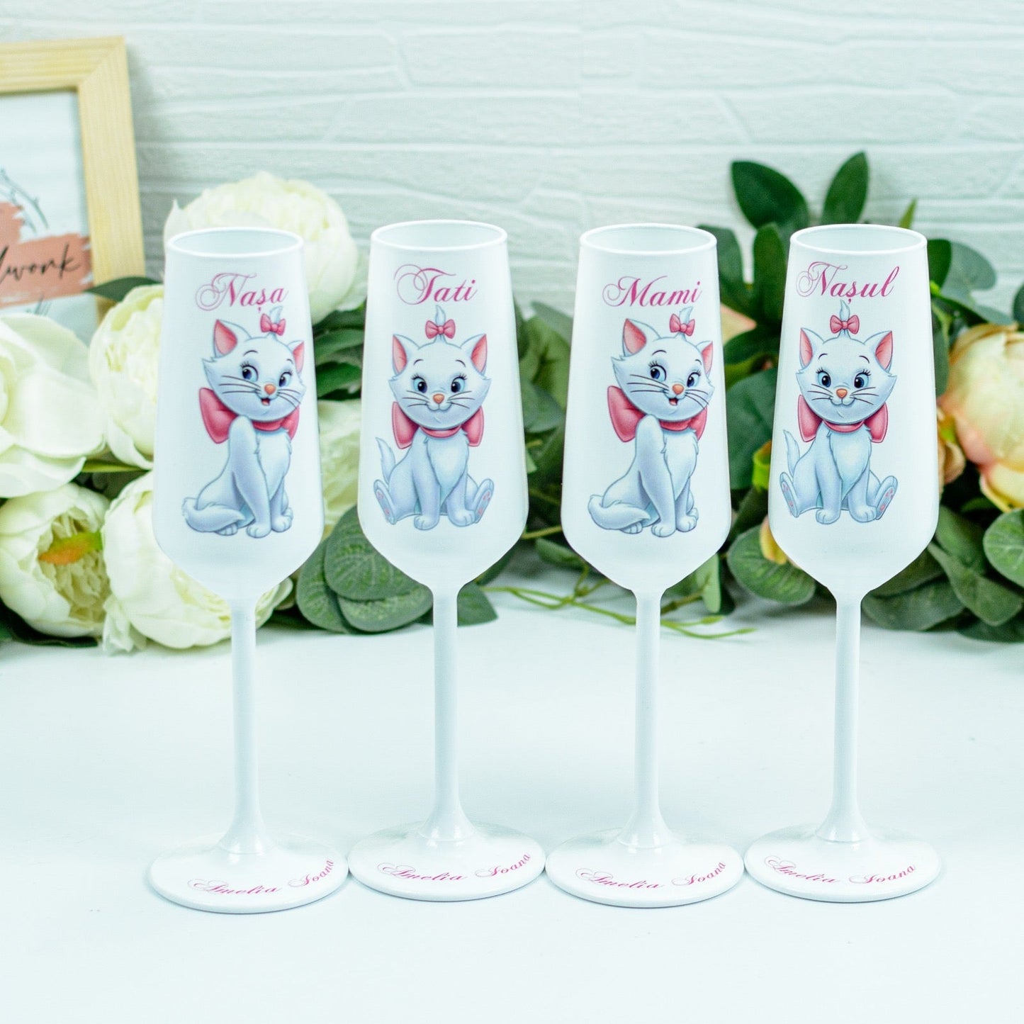 Pahare botez Pisicuta Marie RoHandWork