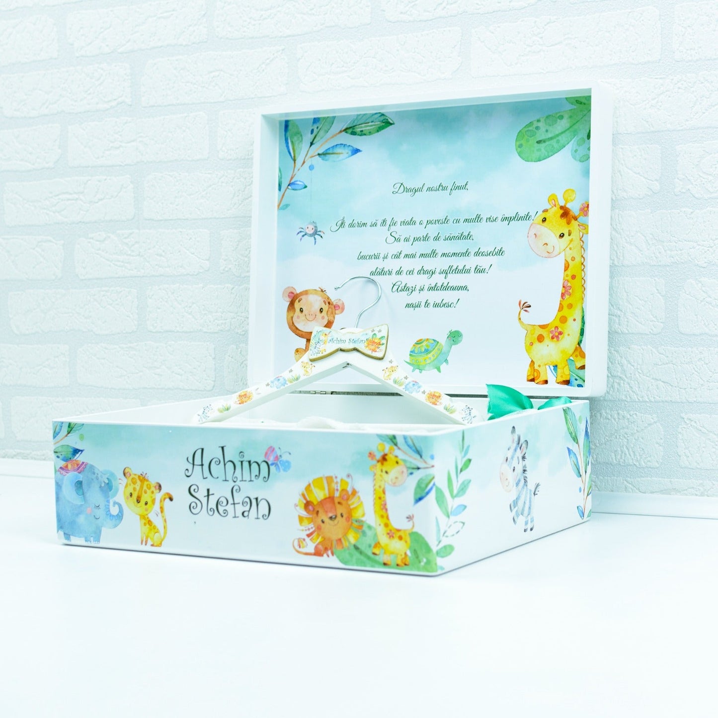 Set trusou botez Animale din jungla RoHandWork