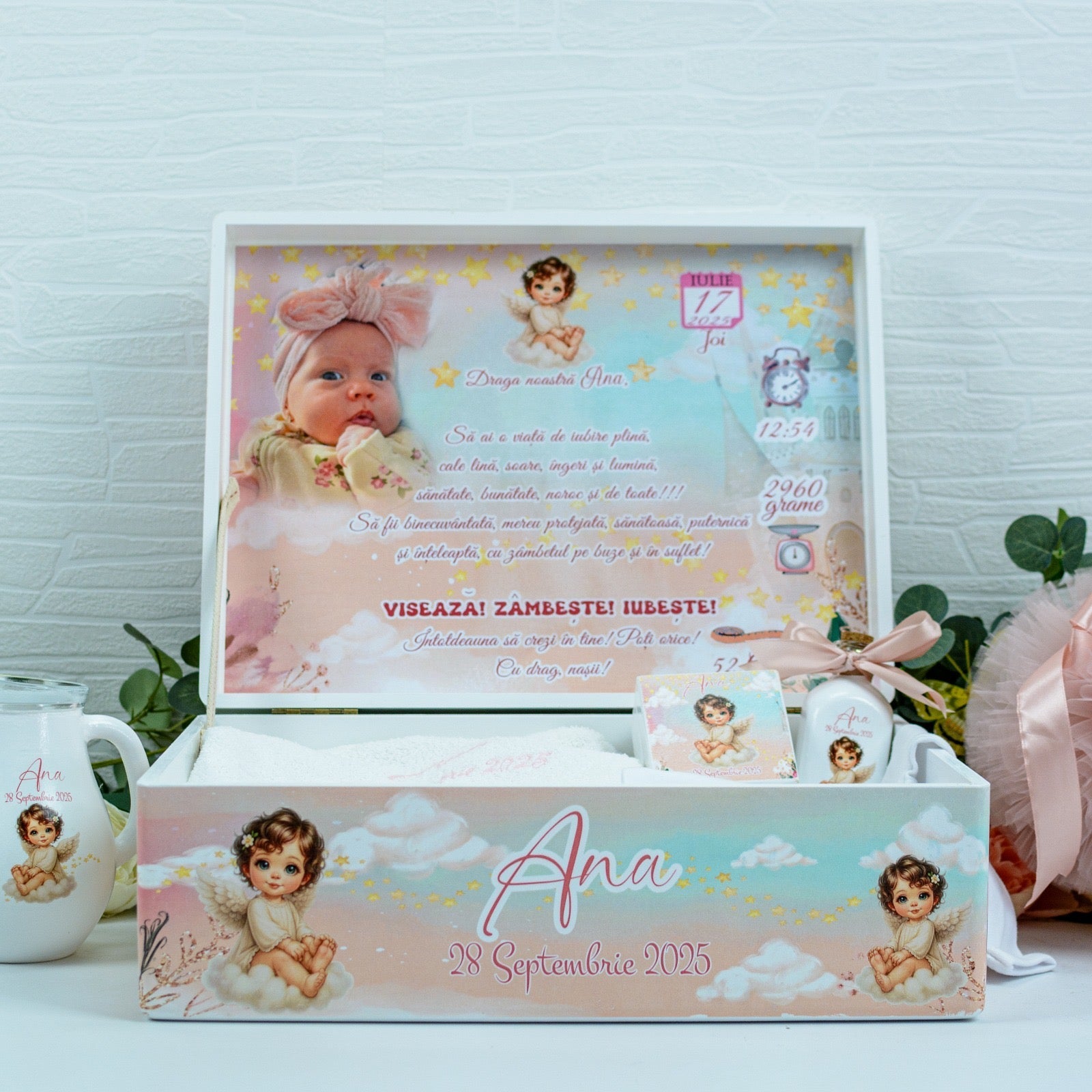 Set trusou botez Angel RoHandWork