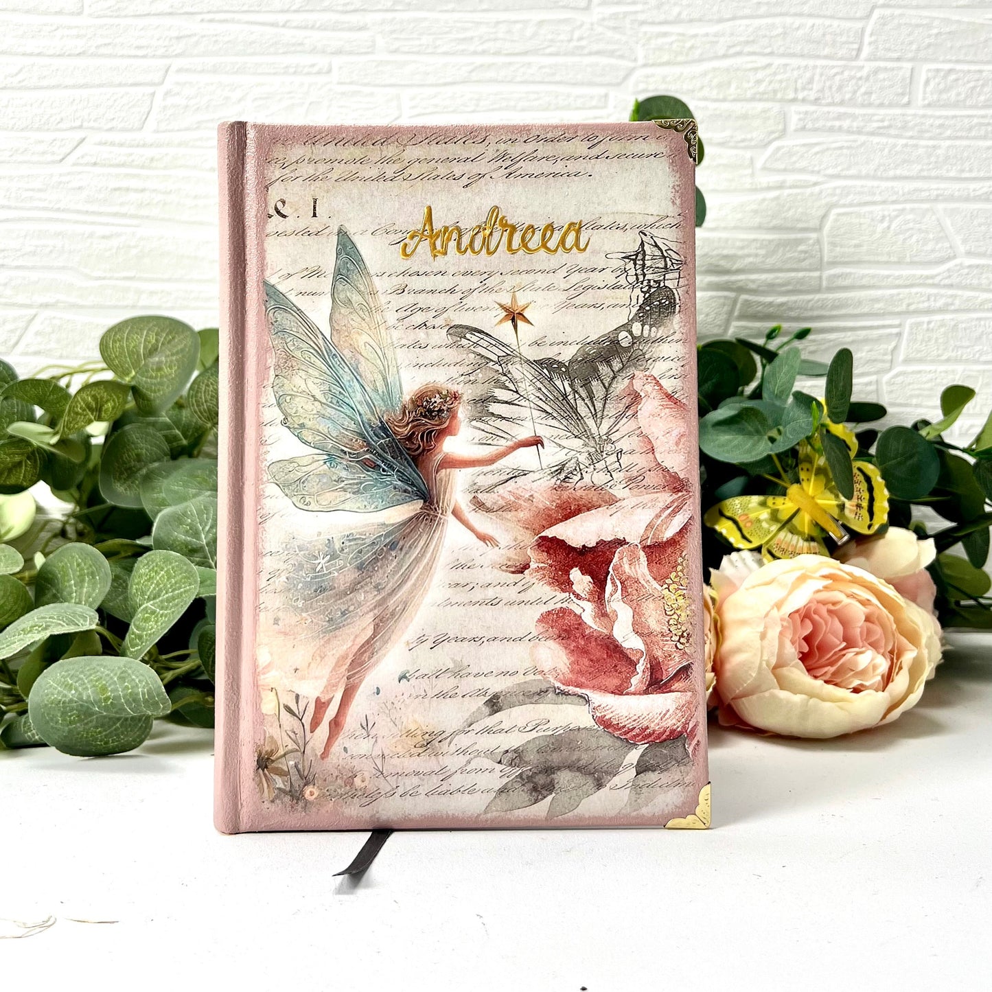 Agenda/Jurnal Personalizat Handmade Zâna – Design Special RoHandWork