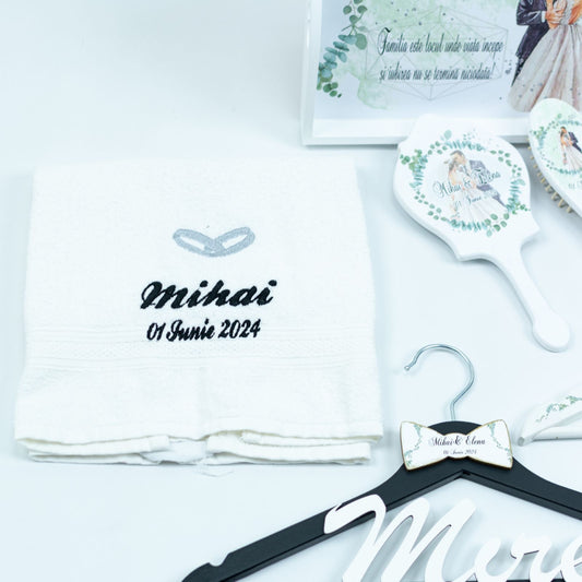 Prosop pentru mire brodat cu Mihai RoHandWork