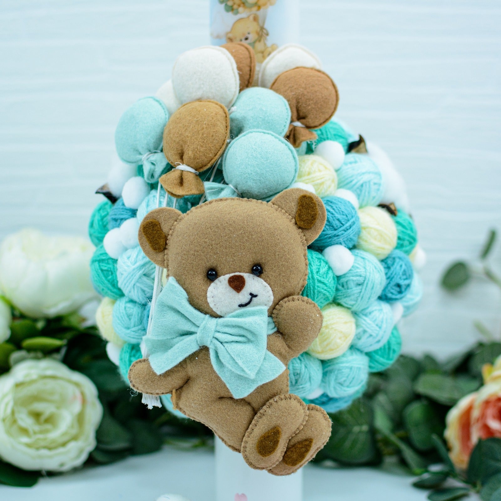 Set trusou botez Ursuletul vesel RoHandWork