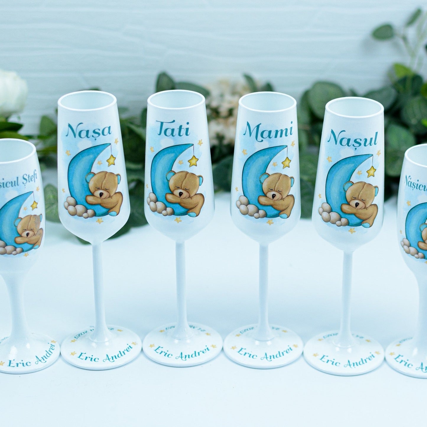 Pahare botez Ursuleț pe luna RoHandWork