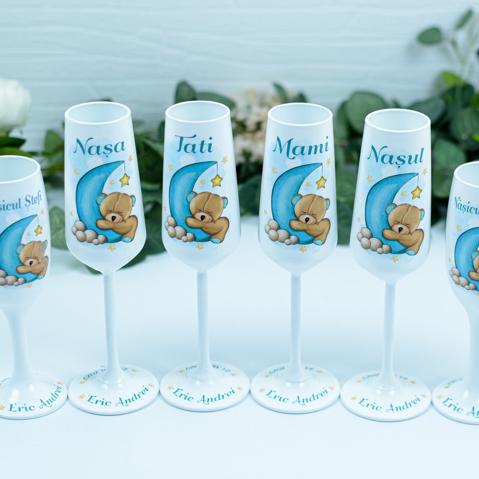 Pahare botez Ursuleț pe luna RoHandWork
