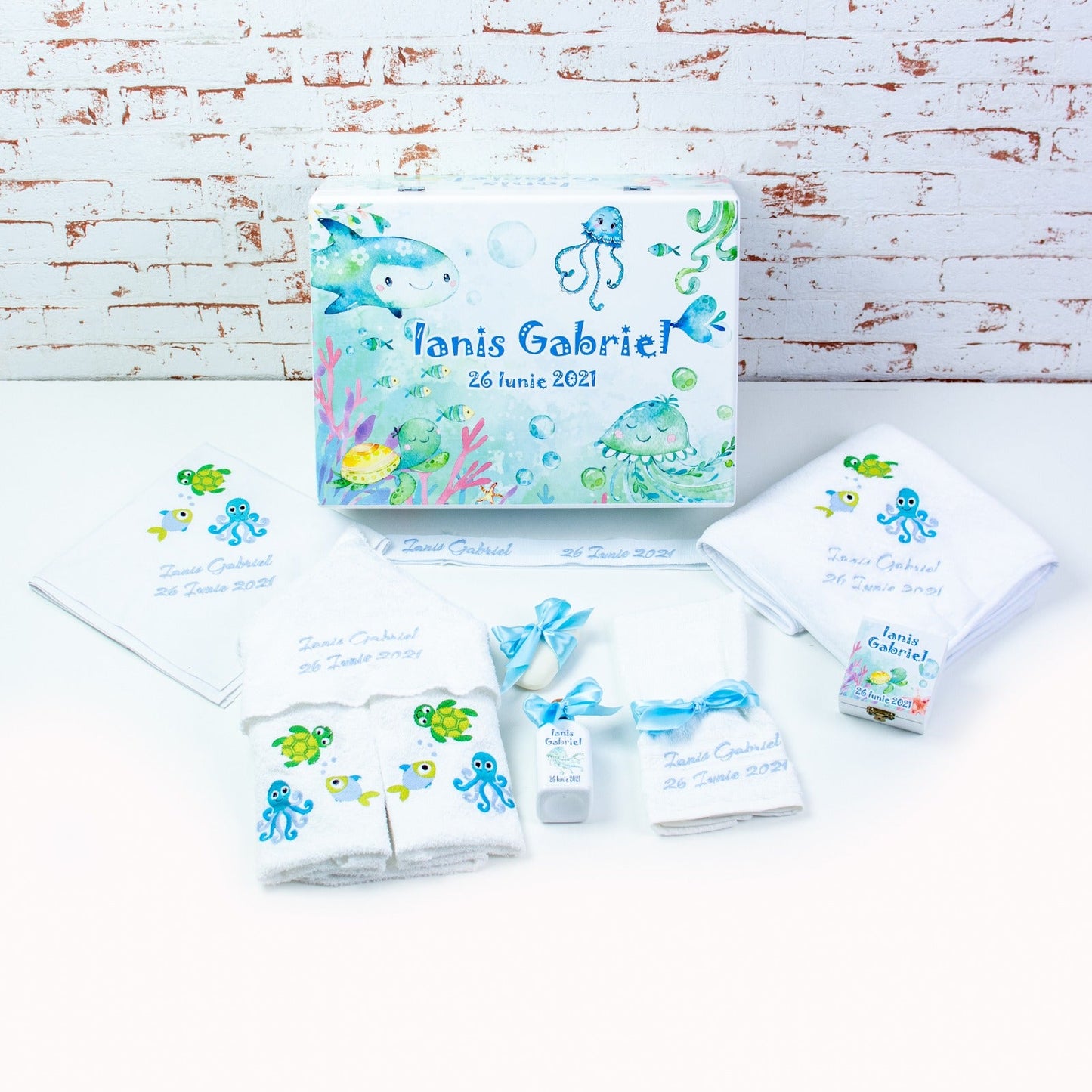 Set trusou botez Tema Marina- Underwater fantasy RoHandWork