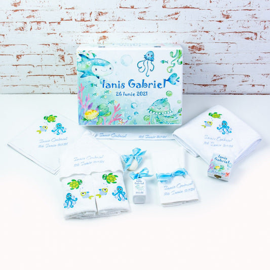 Set trusou botez Tema Marina- Underwater fantasy RoHandWork