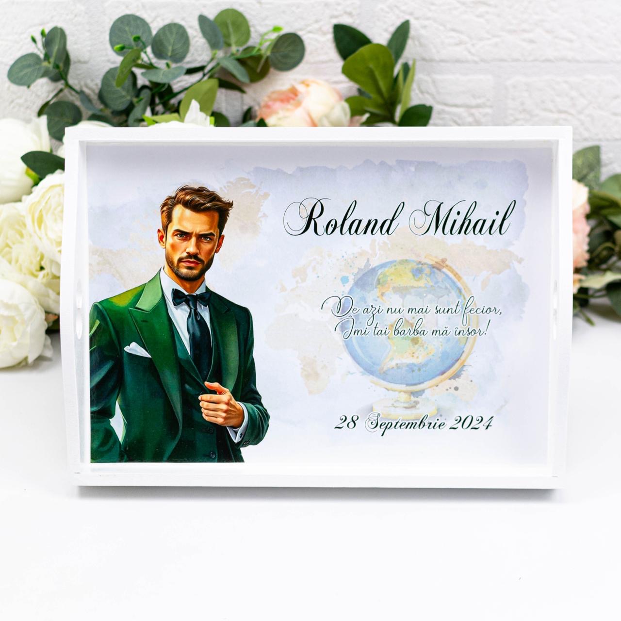 Set pentru gatitul mirelui travel RoHandWork