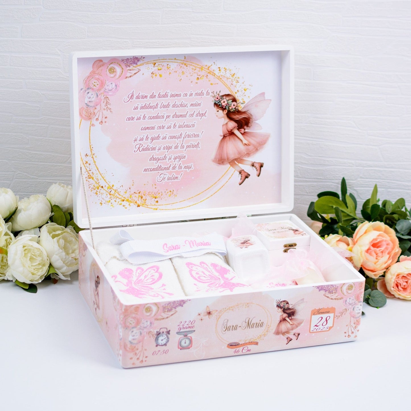Set trusou botez Zana Delicata RoHandWork