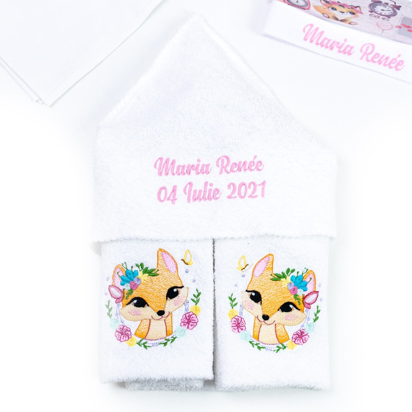 Set trusou botez Vulpita Foxy RoHandWork