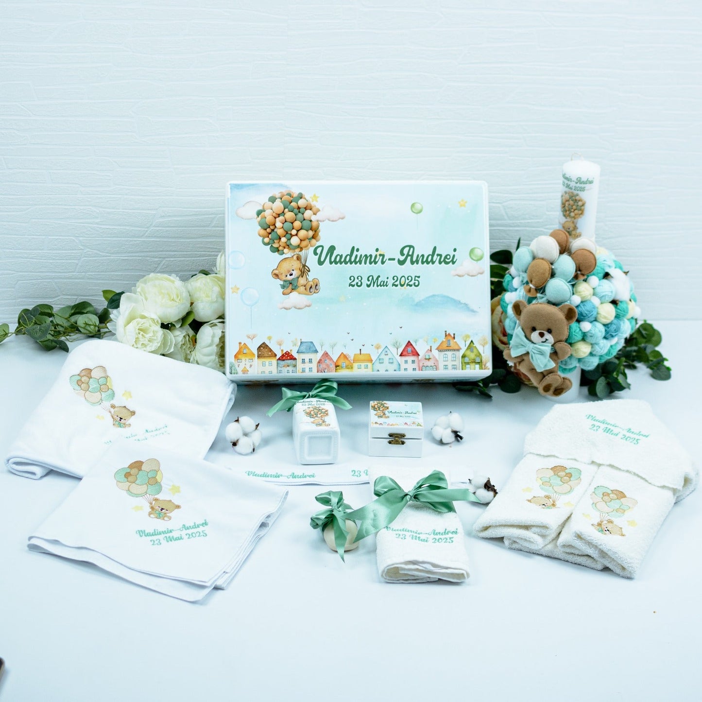 Set trusou botez Ursulet 3 RoHandWork