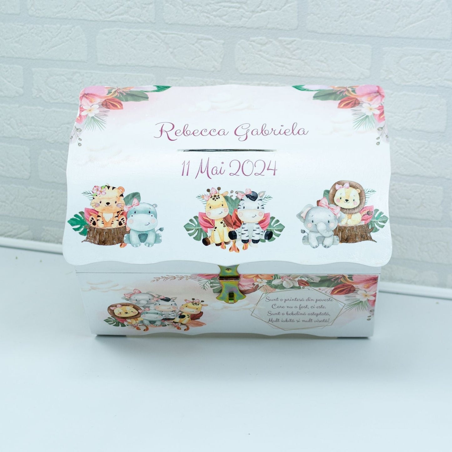 Cufar bani botez Animalute din junglă RoHandWork