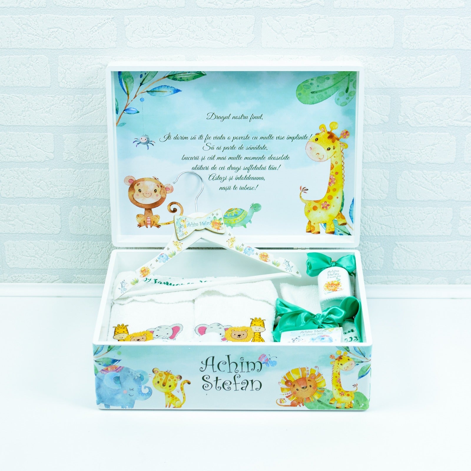 Set trusou botez Animale din jungla RoHandWork