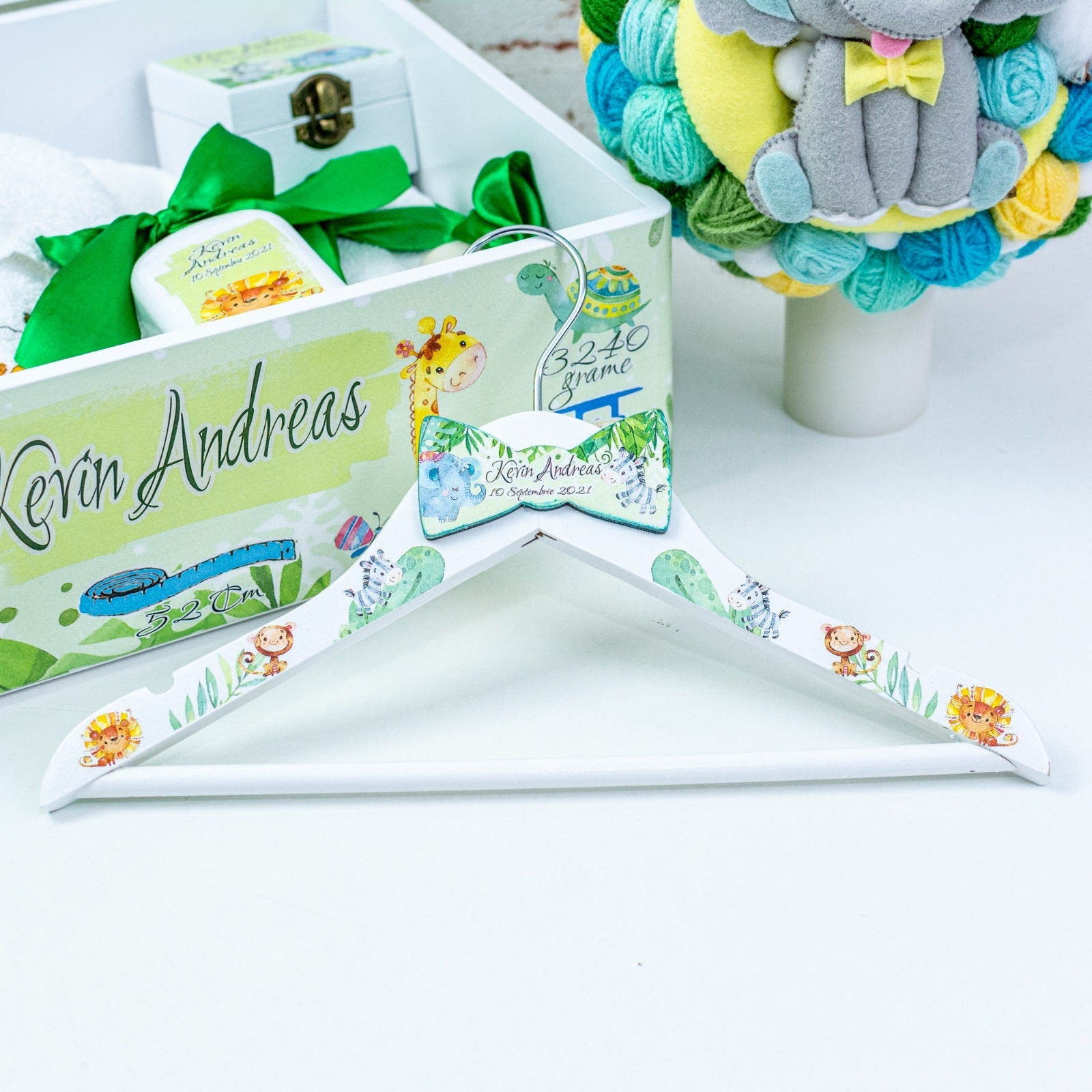 Set trusou Safari verde RoHandWork