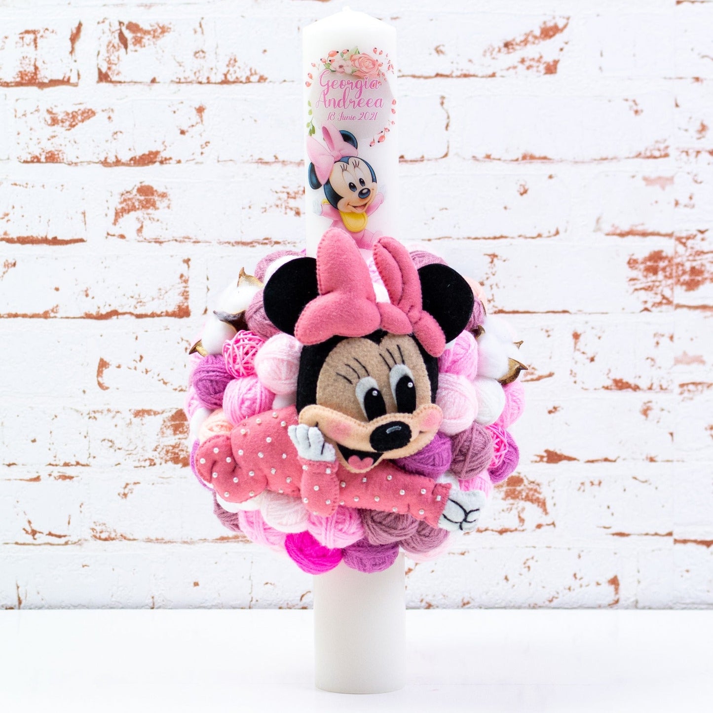 Set trusou botez Baby Minnie RoHandWork