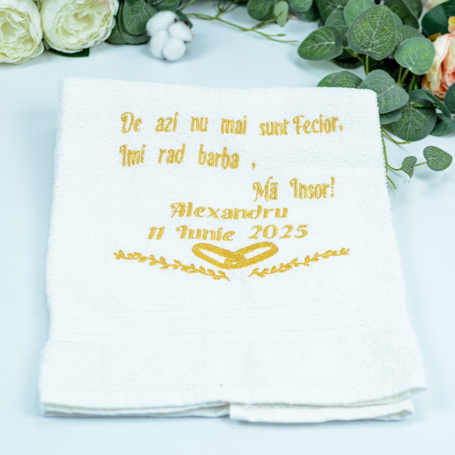 Prosop Mire brodat auriu RoHandWork