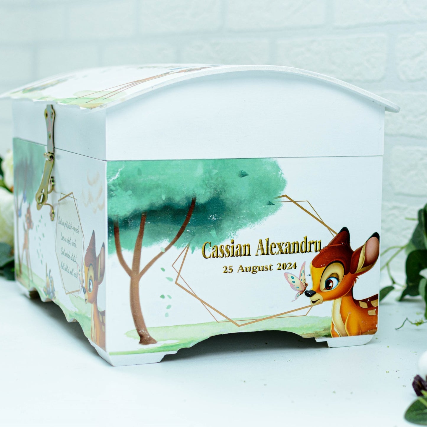 Cufar bani botez Bambi (150-200 plicuri) RoHandWork