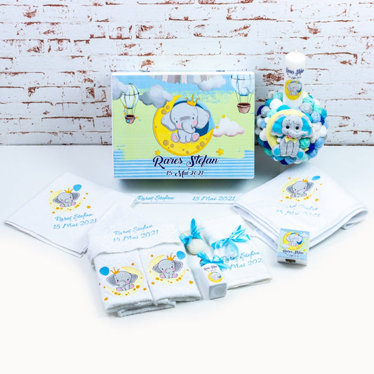 Set trusou botez Elefant RoHandWork