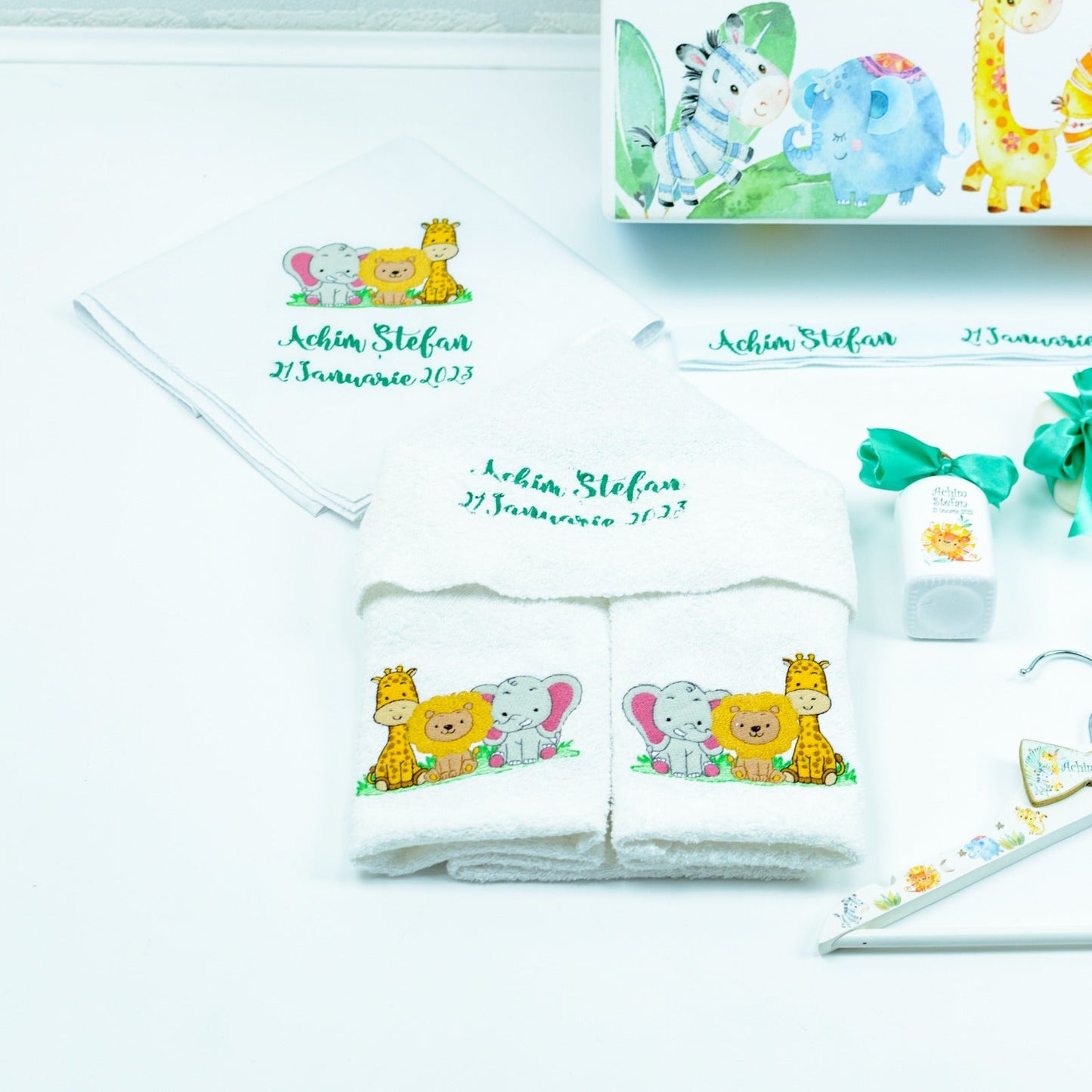 Set trusou botez Animale din jungla RoHandWork