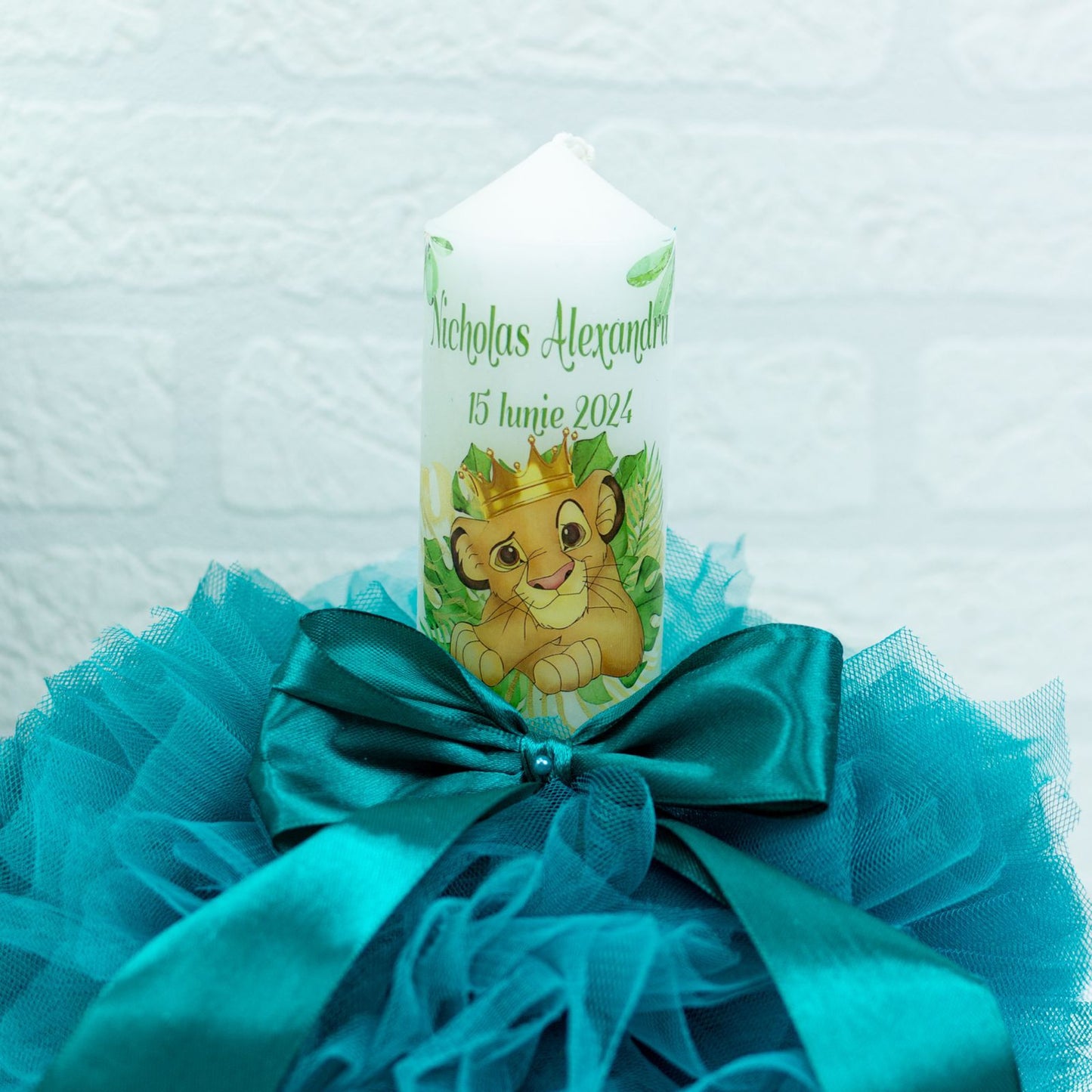 Set trusou Simba Verde Menta Lion king - RoHandWork