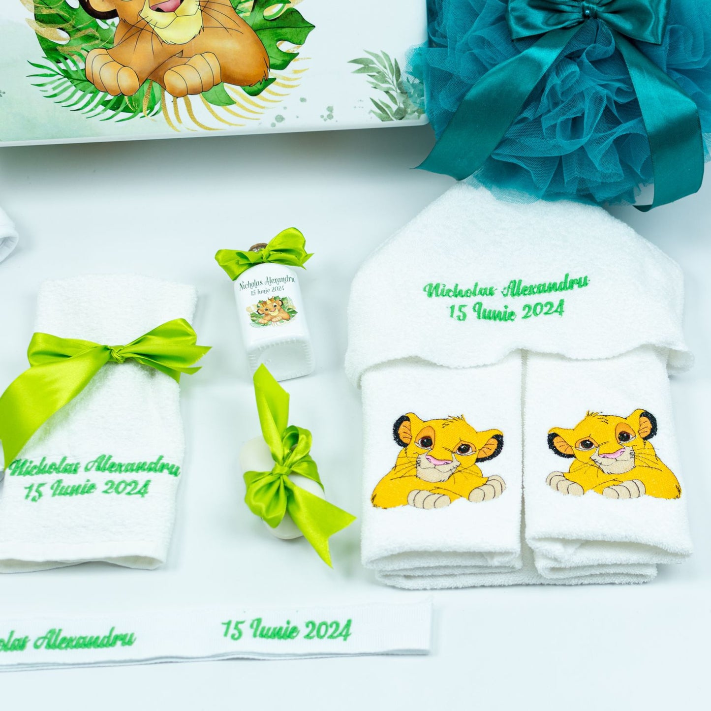 Set trusou Simba Verde Menta Lion king - RoHandWork