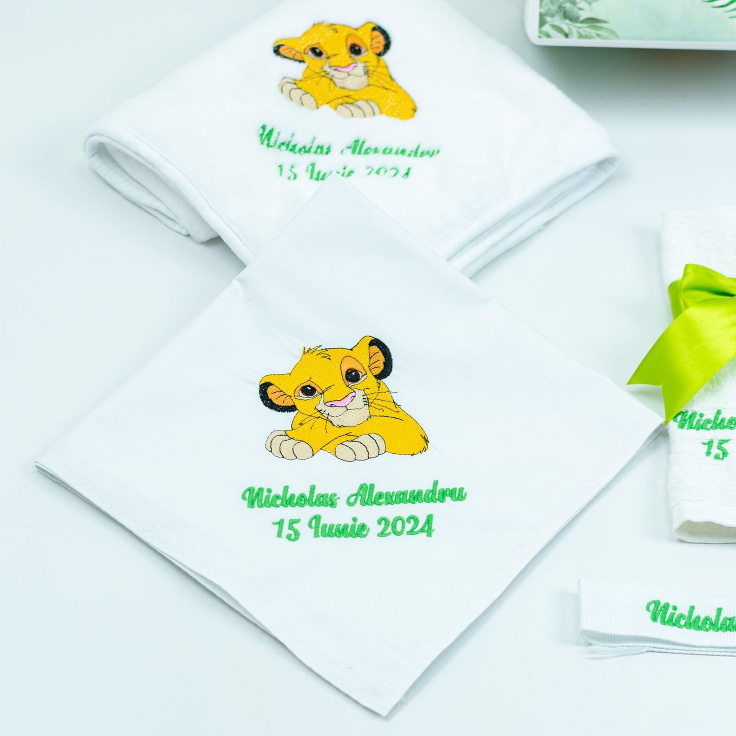 Set trusou Simba Verde Menta Lion king - RoHandWork