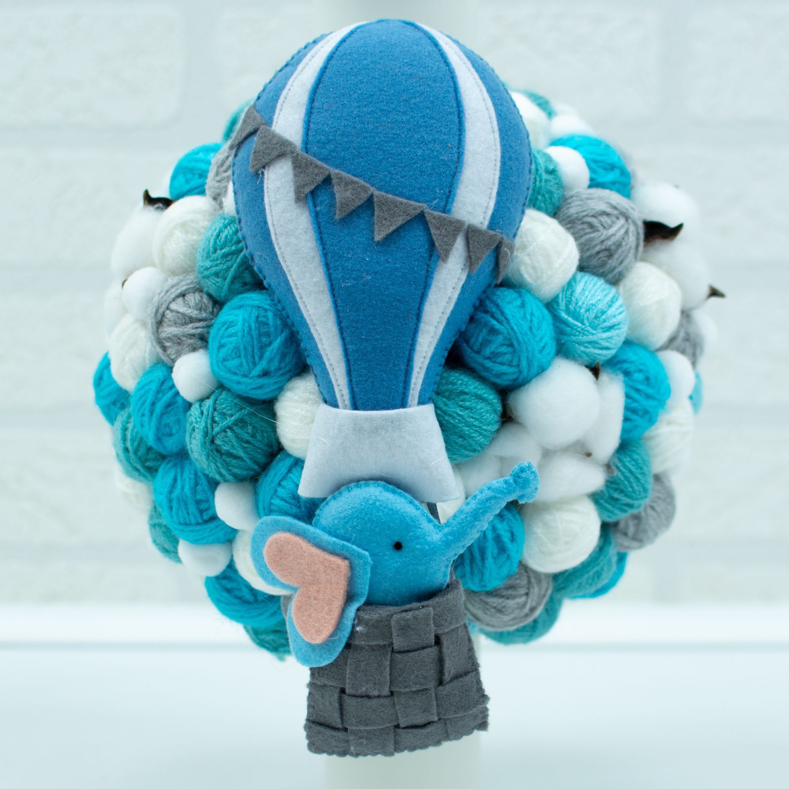 Set trusou Elefantel in Balon - RoHandWork