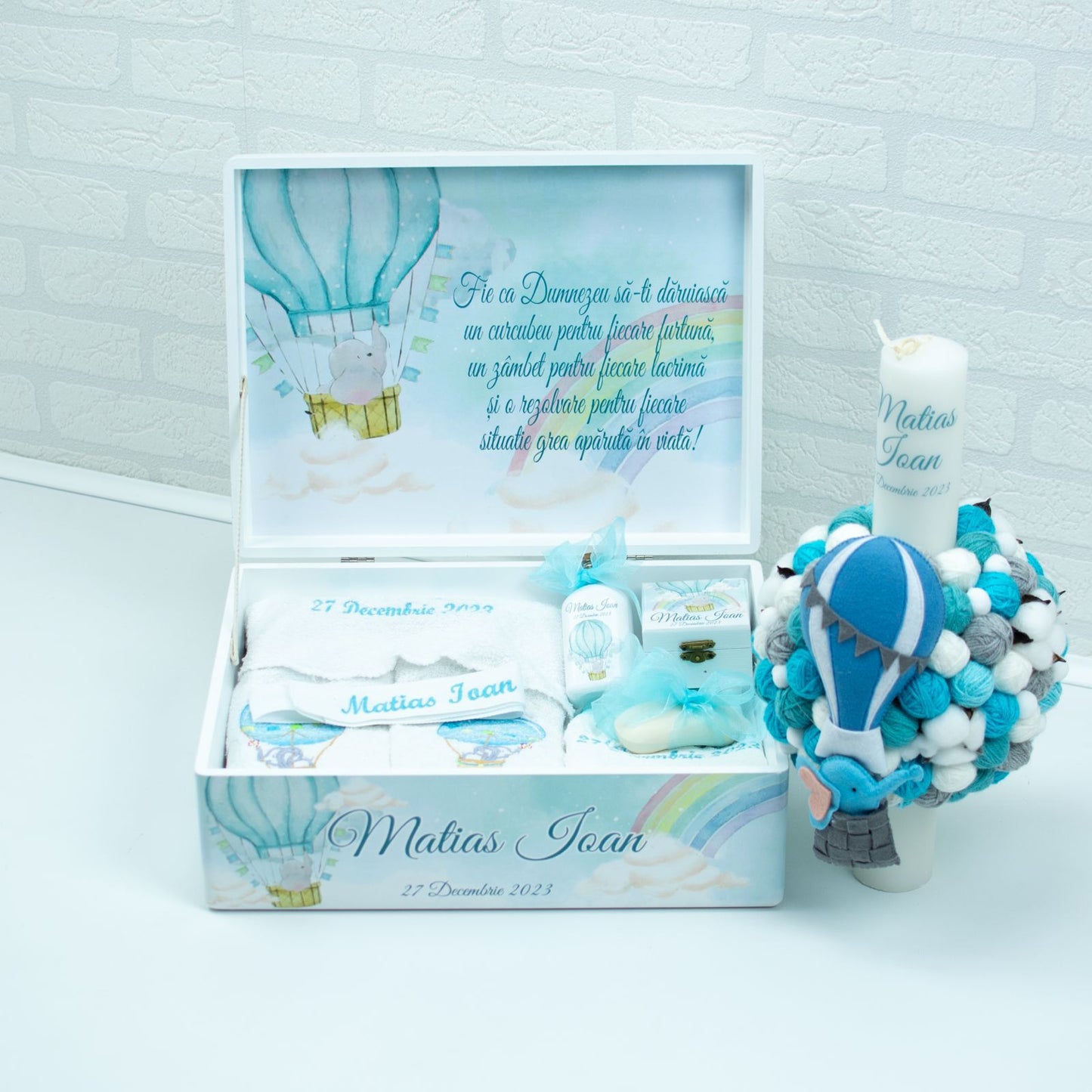 Set trusou Elefantel in Balon - RoHandWork