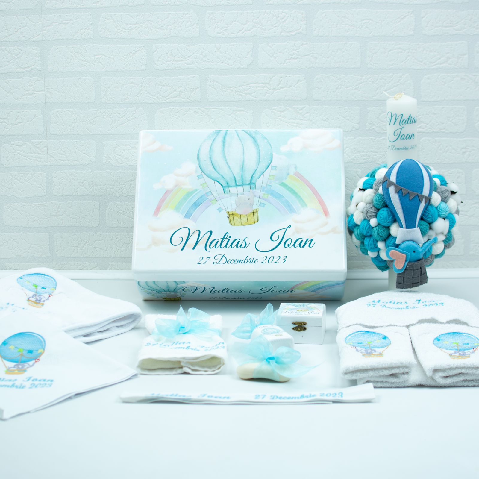 Set trusou Elefantel in Balon - RoHandWork