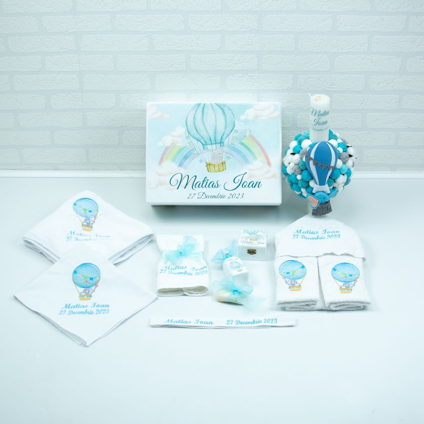 Set trusou Elefantel in Balon - RoHandWork