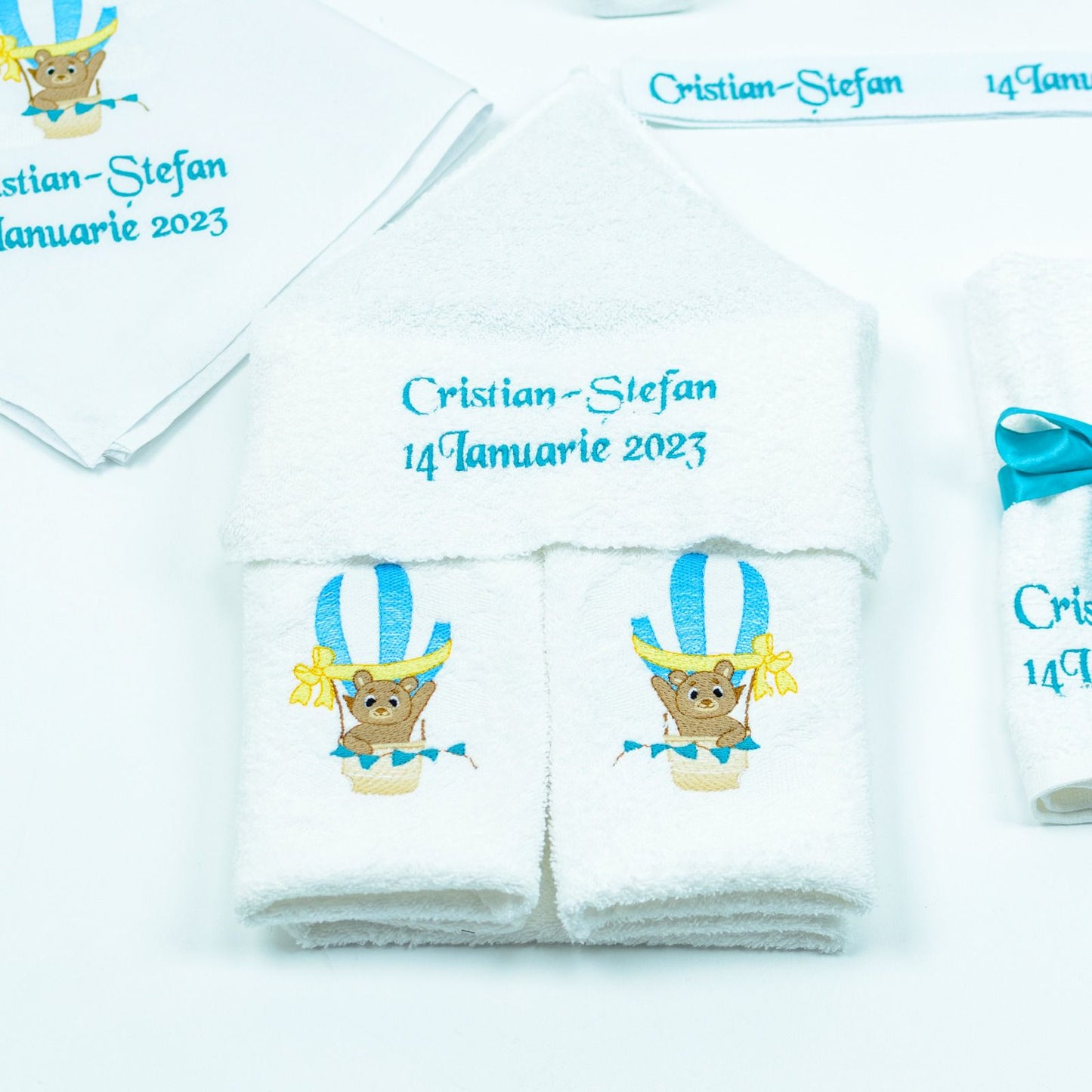 Set trusou botez Ursulet aviator - RoHandWork