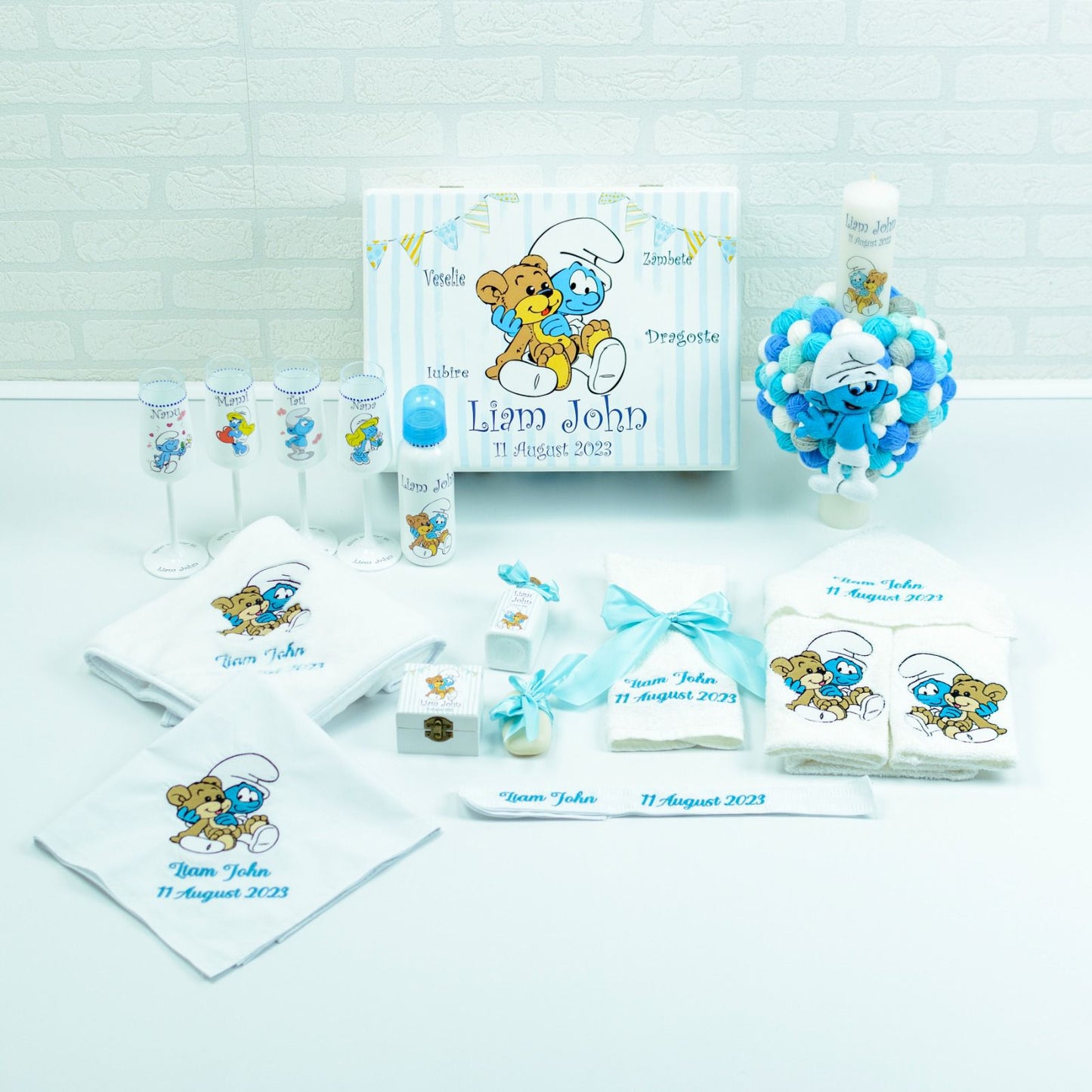 Set trusou Bebe Strumf - RoHandWork