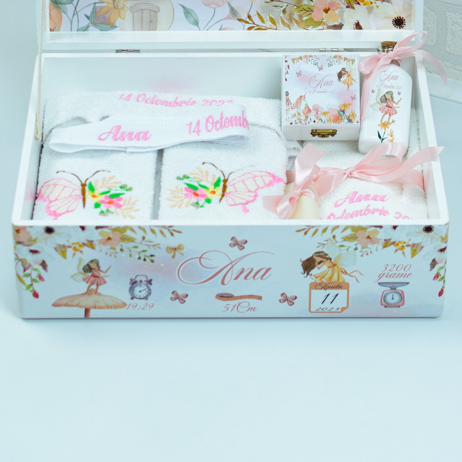 Set trusou botez Zane de gradina - RoHandWork