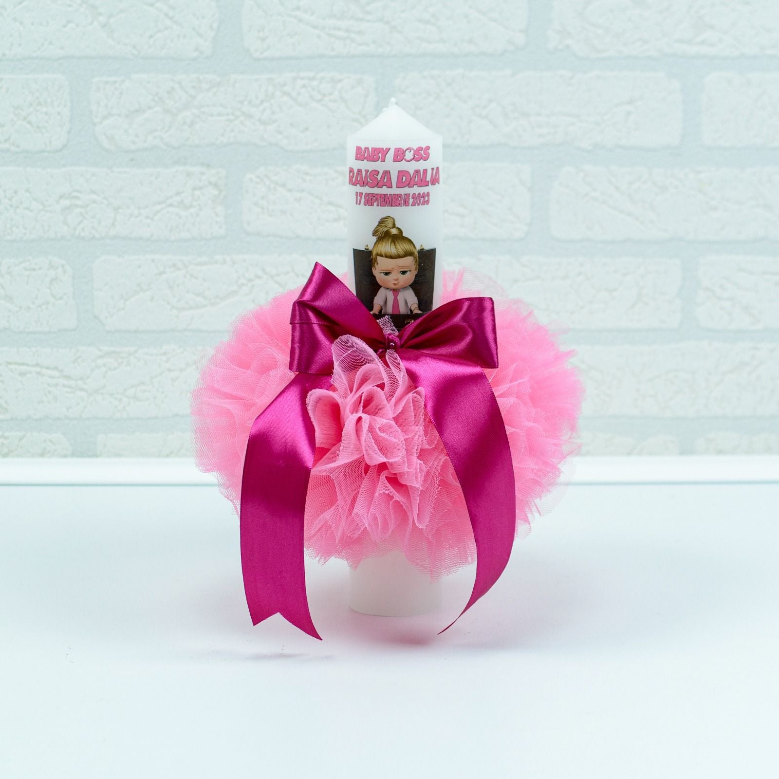 Set trusou botez Baby Boss Fetita - RoHandWork