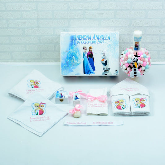 Set trusou botez Elsa,Ana si Olaf - RoHandWork