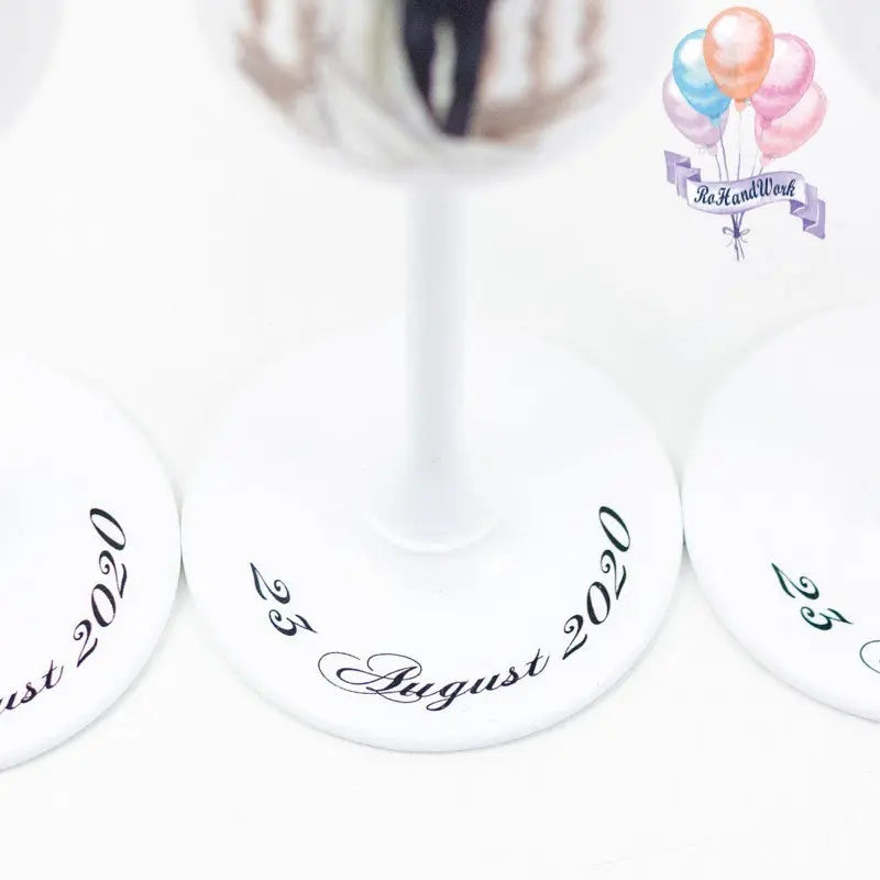 Pahare pentru miri in stil vintage set 3 RoHandWork