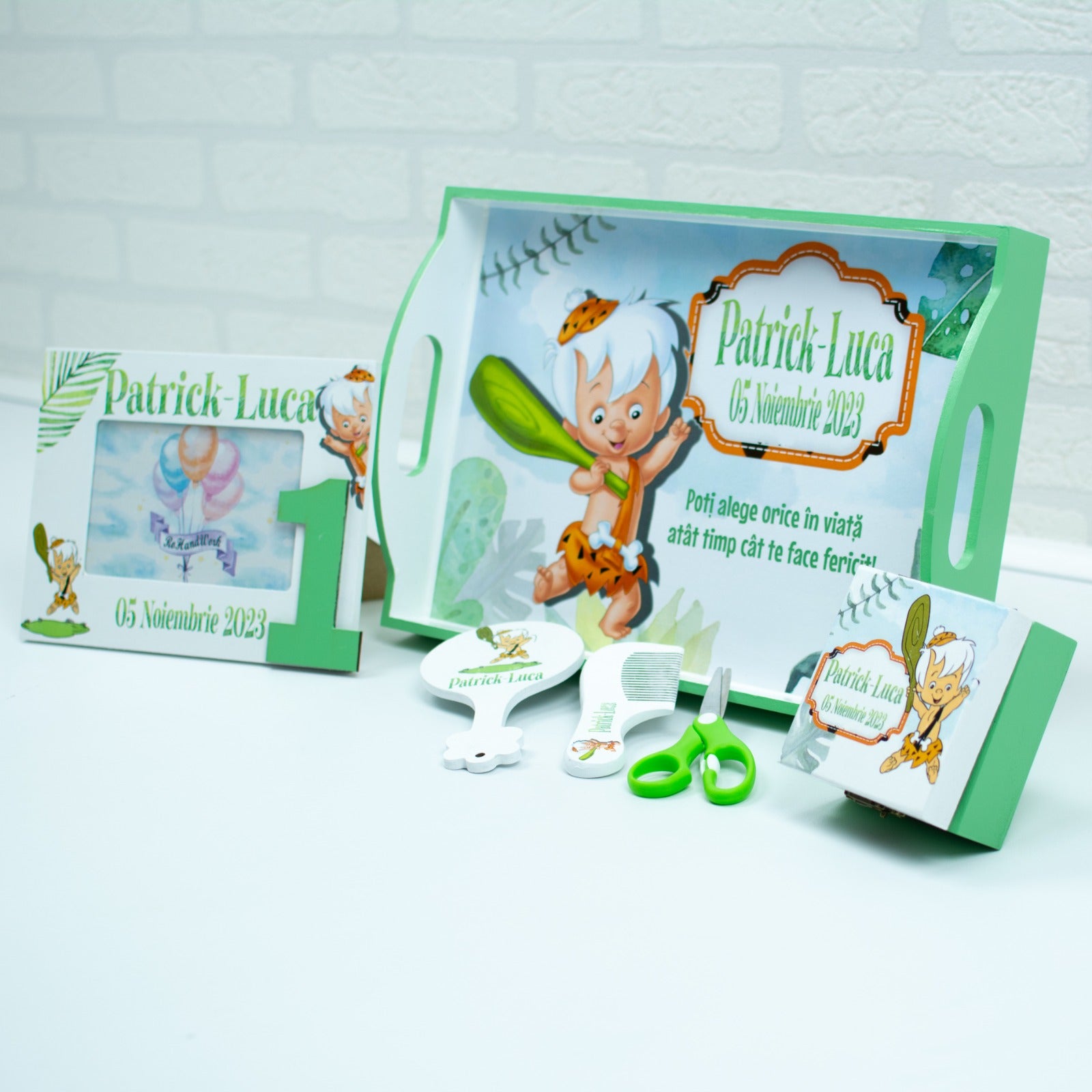 Set mot BamBam- set personalizat tava pentru taiere mot - RoHandWork