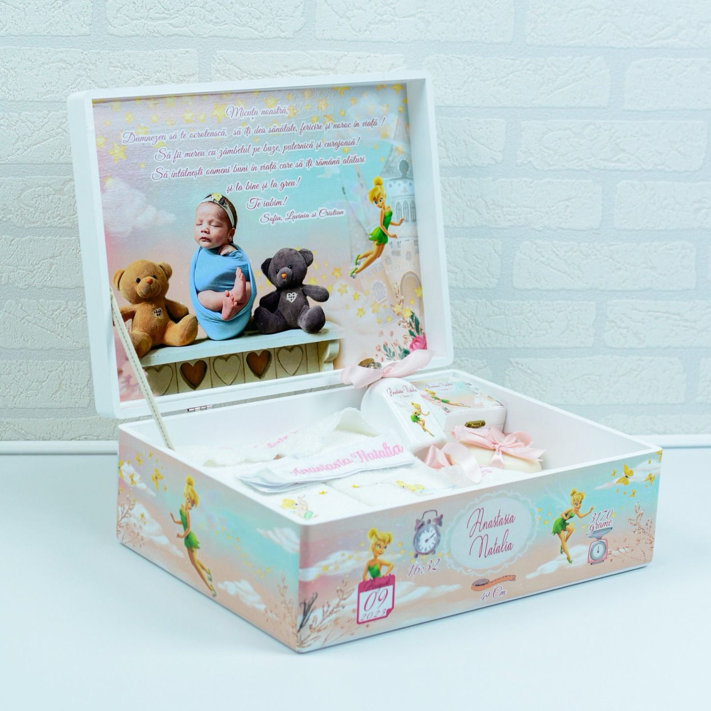 Set trusou botez Clopotica - RoHandWork