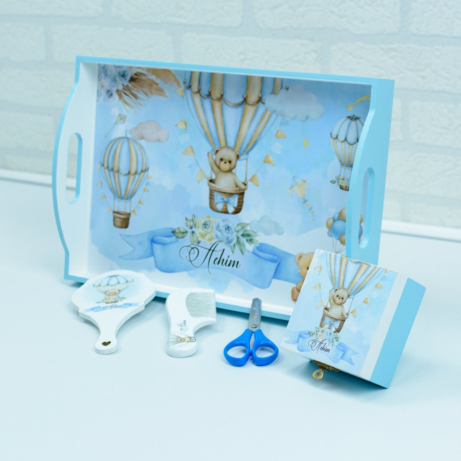 Set mot Ursulet delicat- set tava pentru taiere mot - RoHandWork