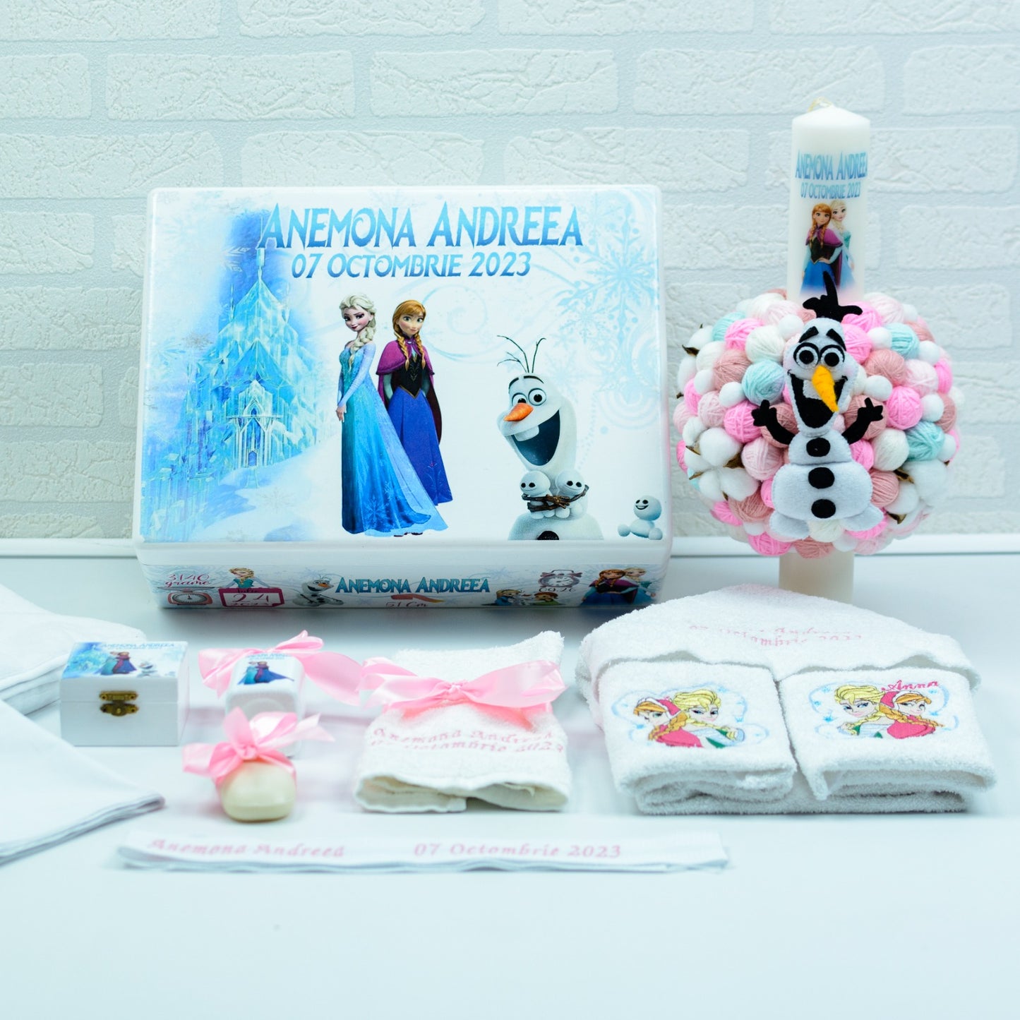 Set trusou botez Elsa si Ana - RoHandWork