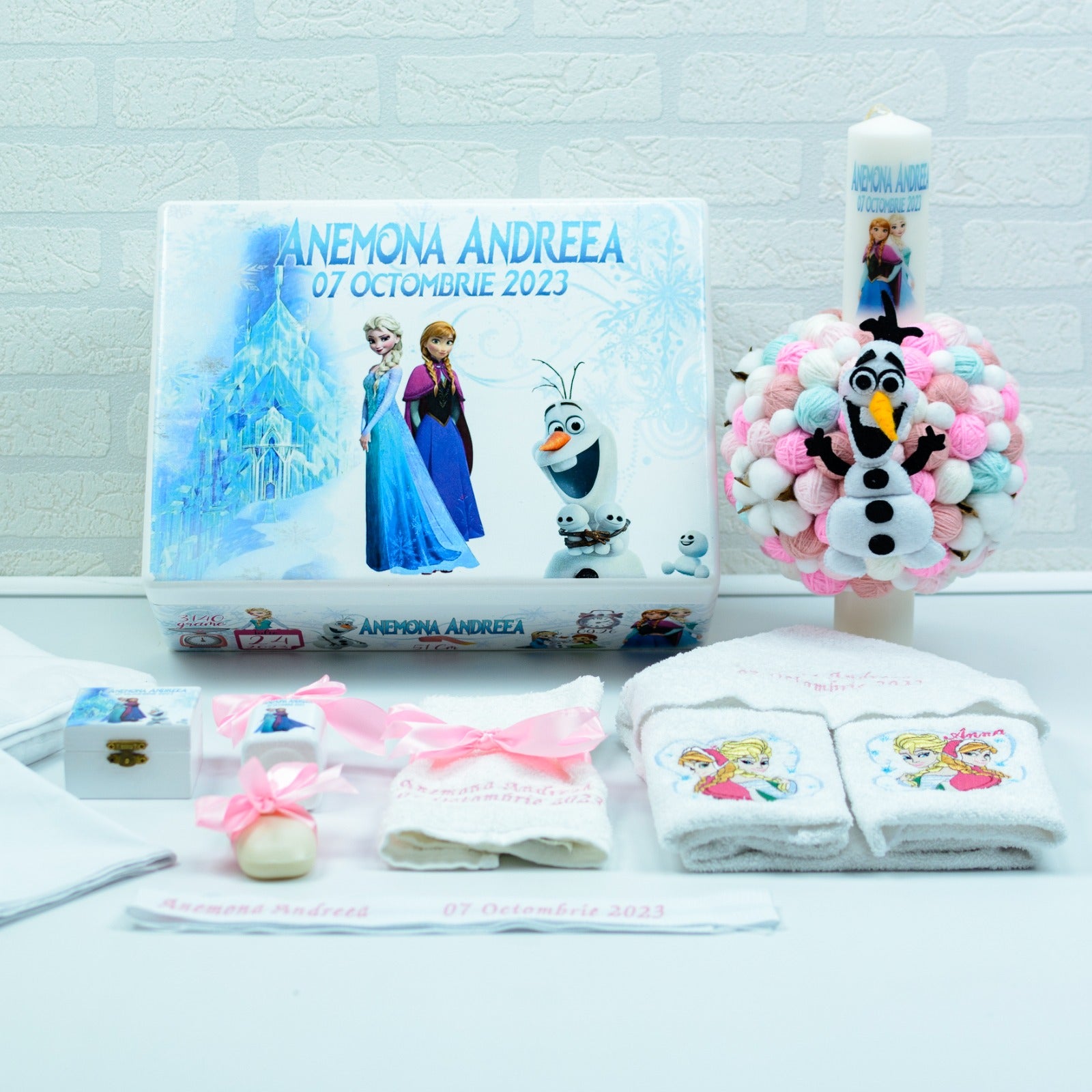Set trusou botez Elsa si Ana - RoHandWork
