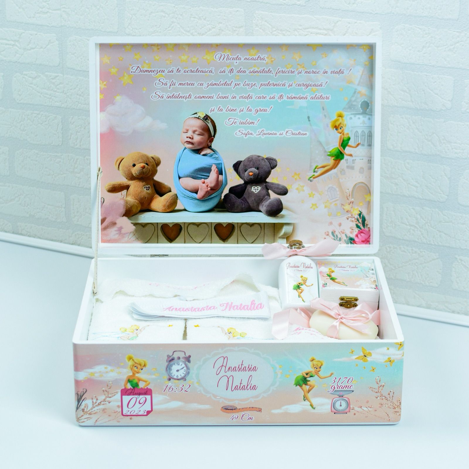 Set trusou botez Clopotica - RoHandWork